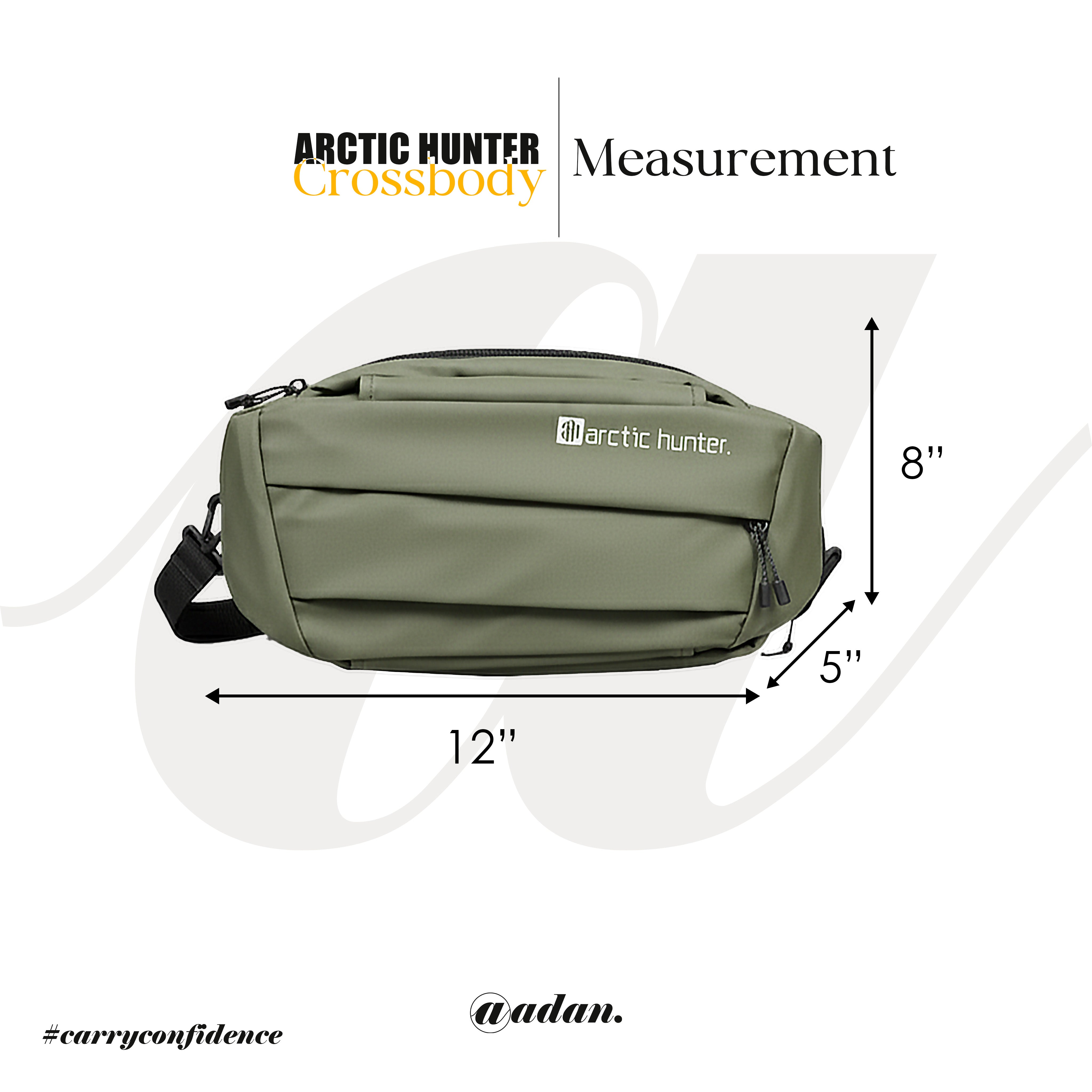 Arctic Hunter Crossbody Bag