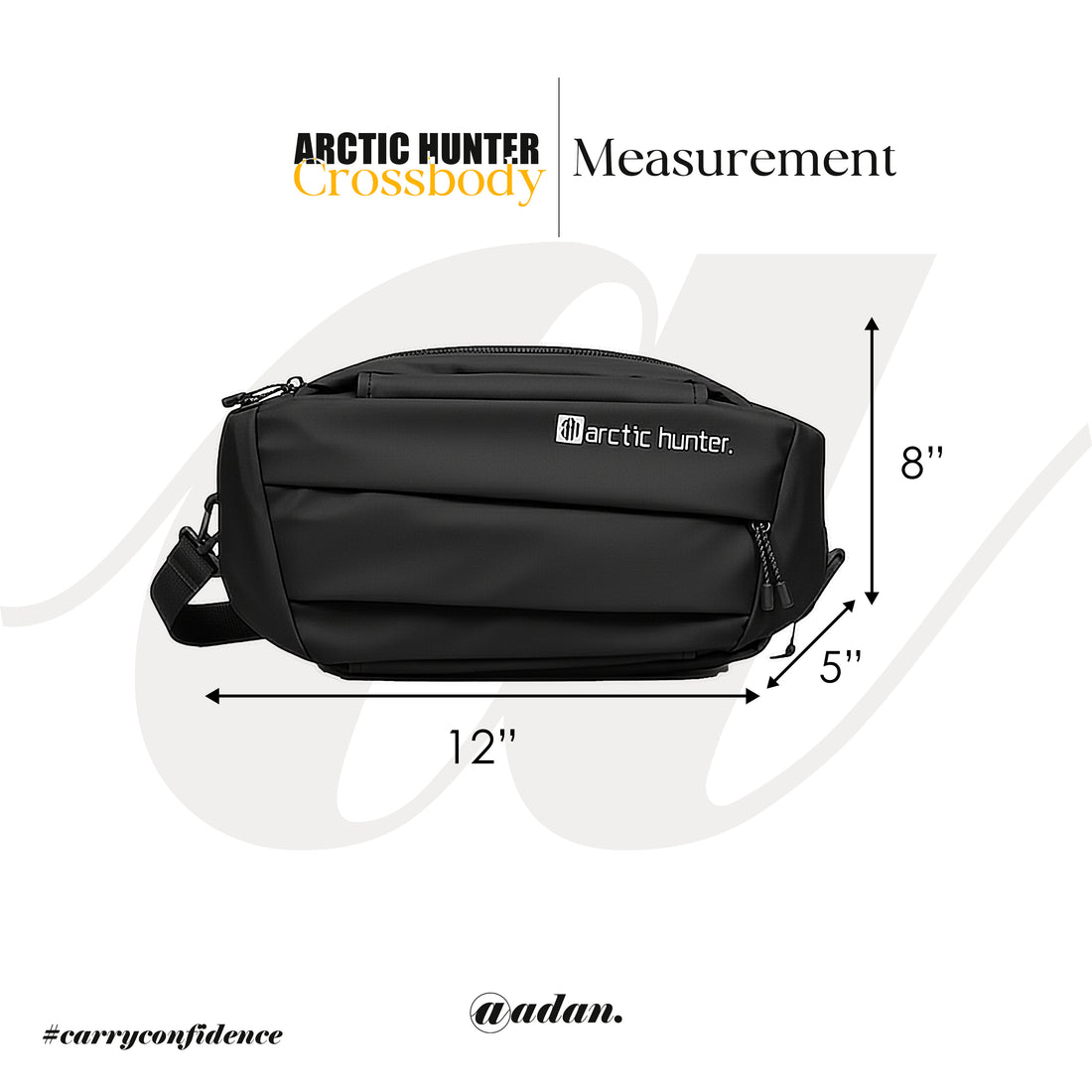 Arctic Hunter Crossbody Bag