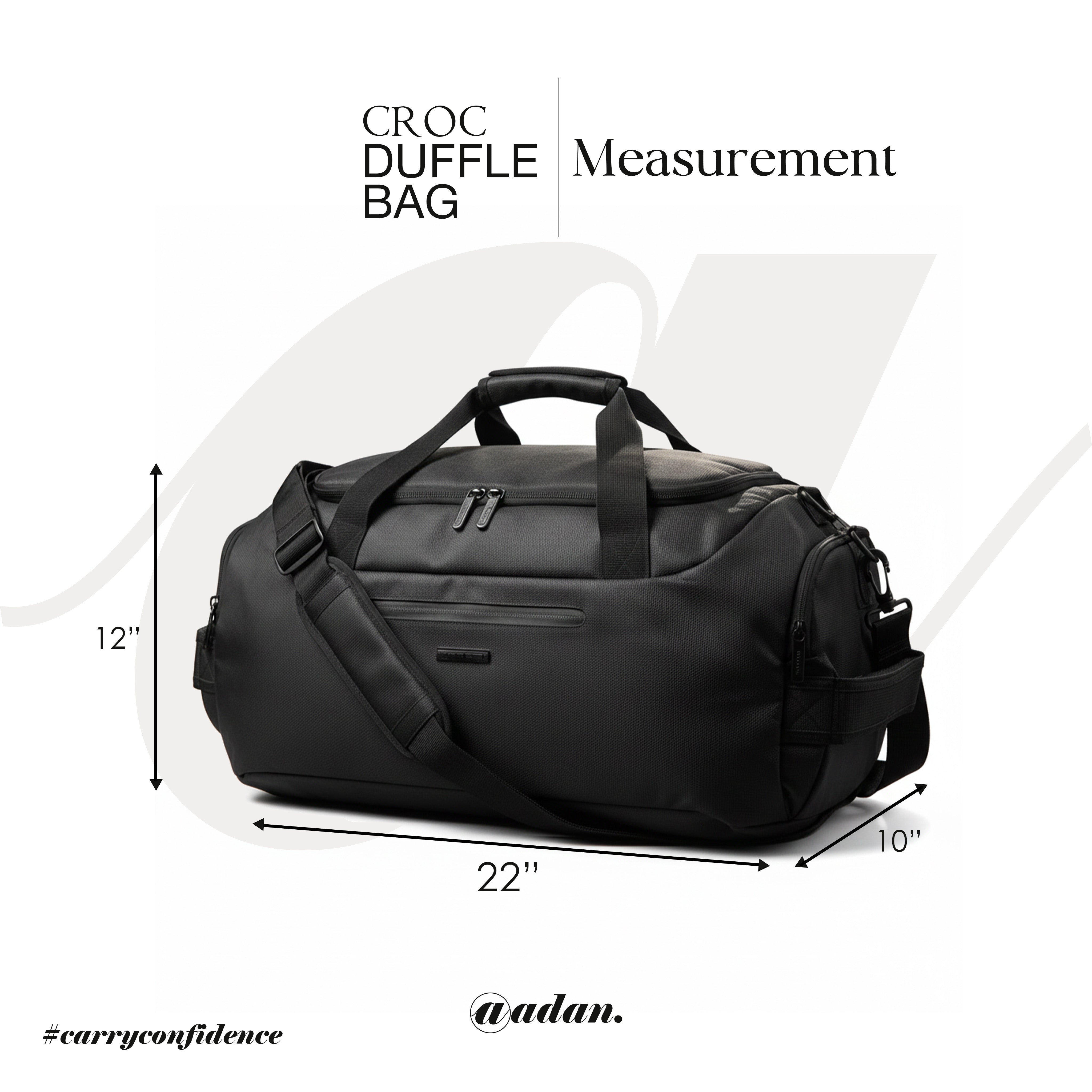 Croc Duffle Bag