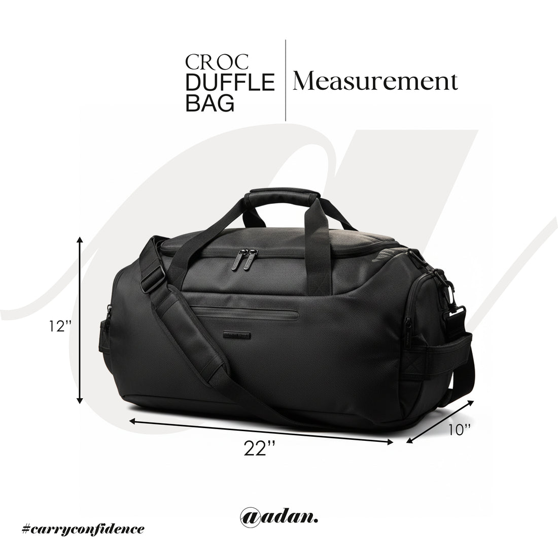 Croc Duffle Bag